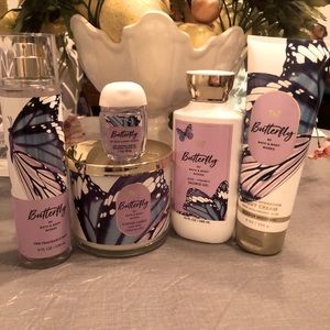 Bath and Body Works BUTTERFLY set